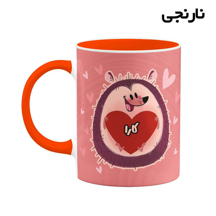 ماگ ( جعبه کادویی رایگان) اسم کارا قلب کد mgn18207