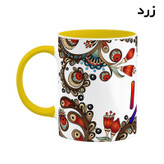 ماگ ( جعبه کادویی رایگان) اسم کارا سنتی گل و بته کد mgh46520