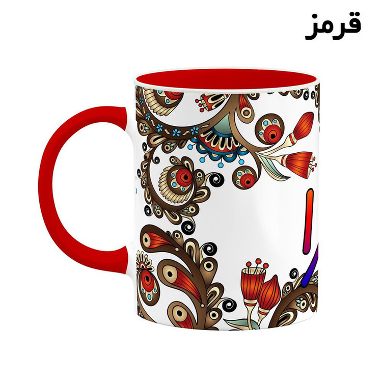 ماگ ( جعبه کادویی رایگان) اسم کارا سنتی گل و بته کد mgh46520