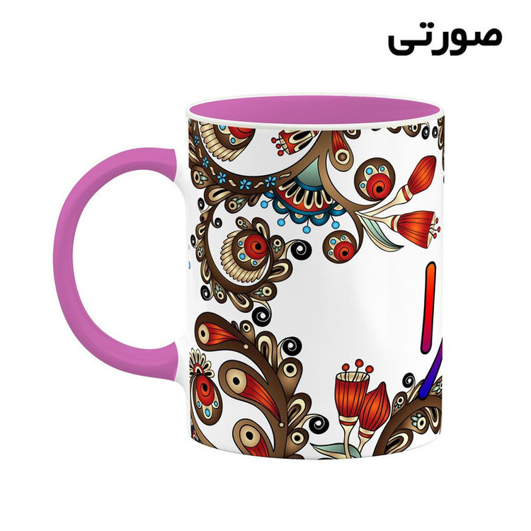 ماگ ( جعبه کادویی رایگان) اسم کارا سنتی گل و بته کد mgh46520