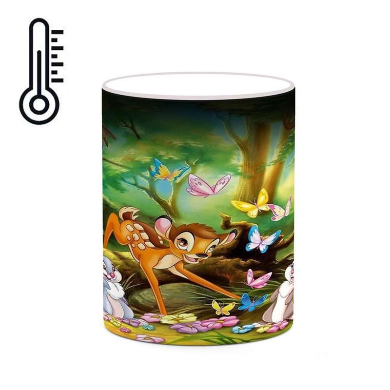 ماگ ( جعبه کادویی رایگان)  حرارتی   کارتون Bambi کد mgh22214