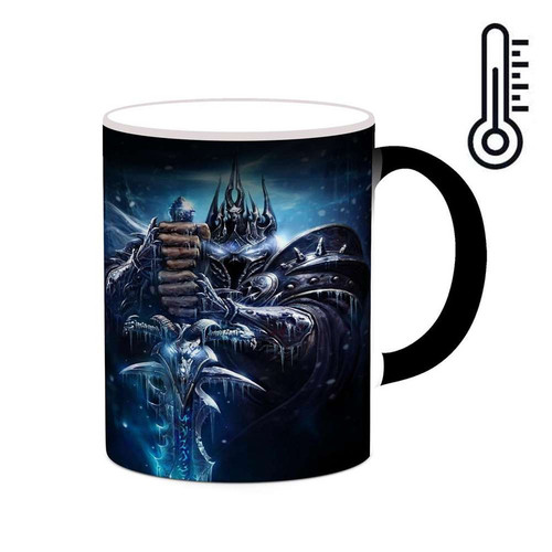 ماگ ( جعبه کادویی رایگان) حرارتی بازی WoW Wrath of the Lich King کد mgh20951