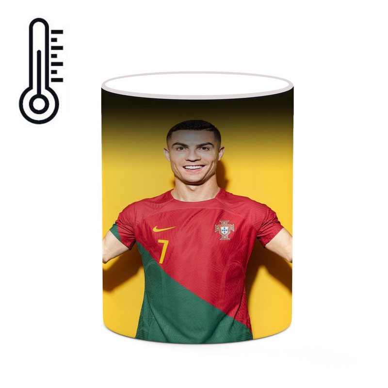 ماگ ( جعبه کادویی رایگان)  حرارتی   Ronaldo رونالدو  mgh43165