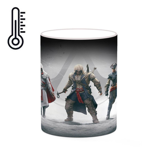 ماگ ( جعبه کادویی رایگان) حرارتی بازی اساسینز کرید Assassin's Creed کد mgh27500