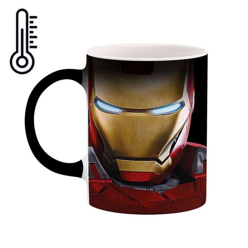 ماگ ( جعبه کادویی رایگان) حرارتی Iron Man کد mgh11824