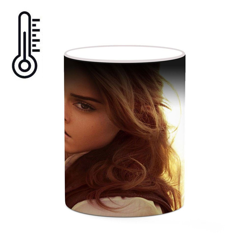 ماگ ( جعبه کادویی رایگان)  حرارتی   اما واتسون Emma Watson  mgh25987