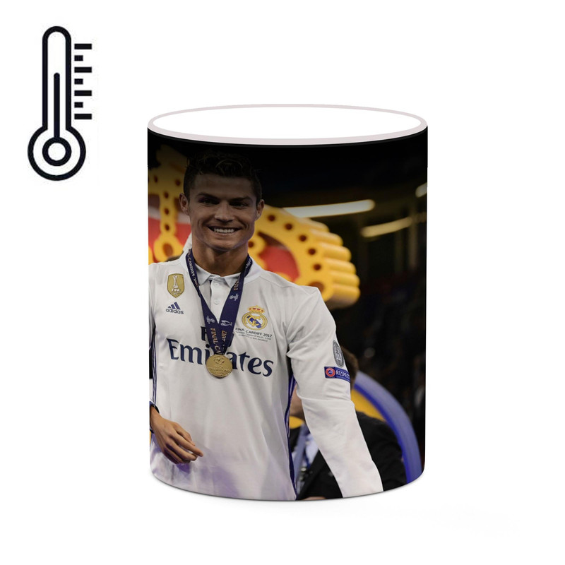 ماگ ( جعبه کادویی رایگان)  حرارتی   Ronaldo رونالدو  mgh43047