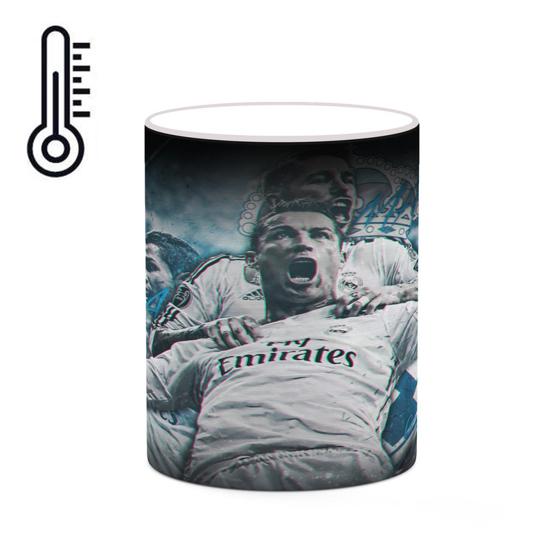 ماگ ( جعبه کادویی رایگان)  حرارتی   Ronaldo رونالدو  mgh43144