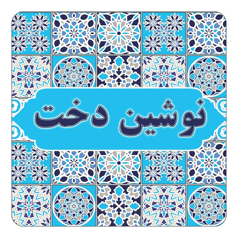 مگنت آهنربائی چیتوکالا طرح اسم نوشین دخت مدل اسلیمی کد mg26985