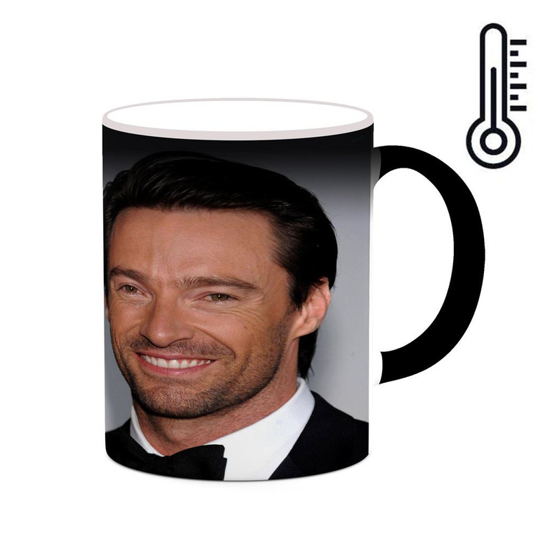ماگ ( جعبه کادویی رایگان)  حرارتی   هیو جکمن Hugh Jackman  mgh26099