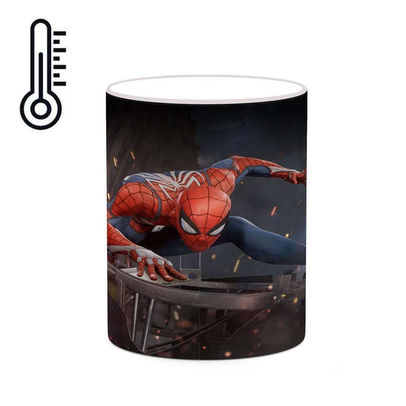 ماگ ( جعبه کادویی رایگان)  حرارتی   کارتون Spider Man کد mgh23164