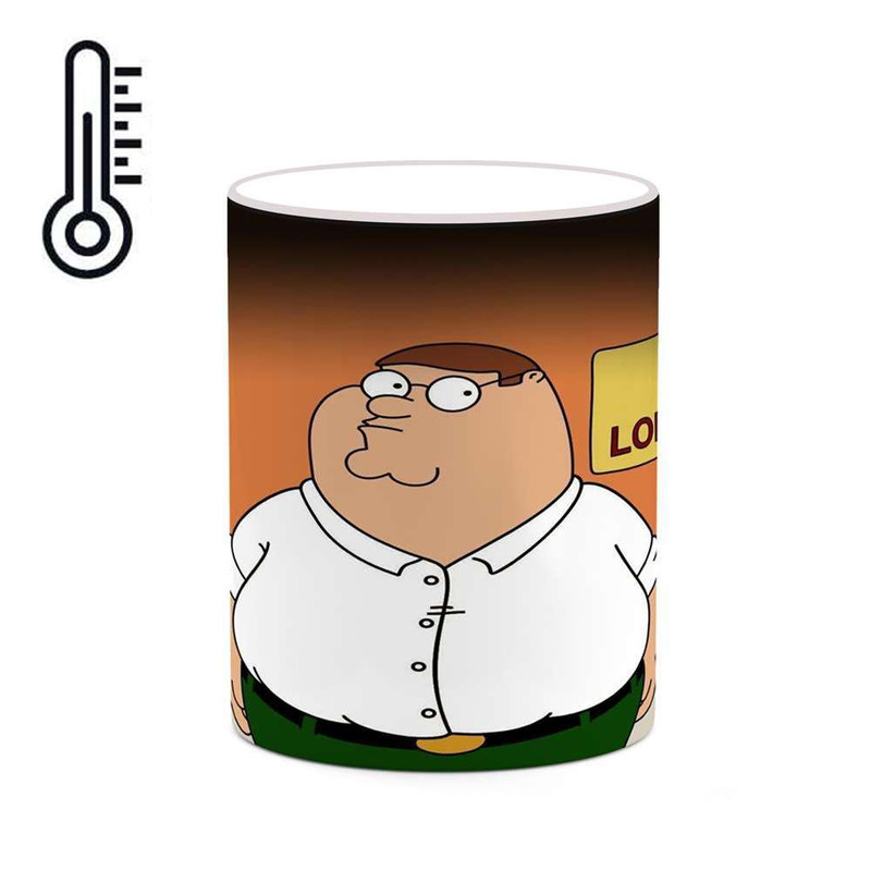 ماگ ( جعبه کادویی رایگان)  حرارتی   کارتون Family Guy کد mgh22596