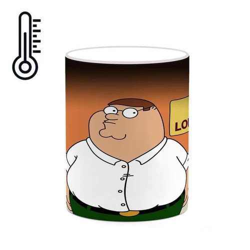 ماگ ( جعبه کادویی رایگان) حرارتی کارتون Family Guy کد mgh22596