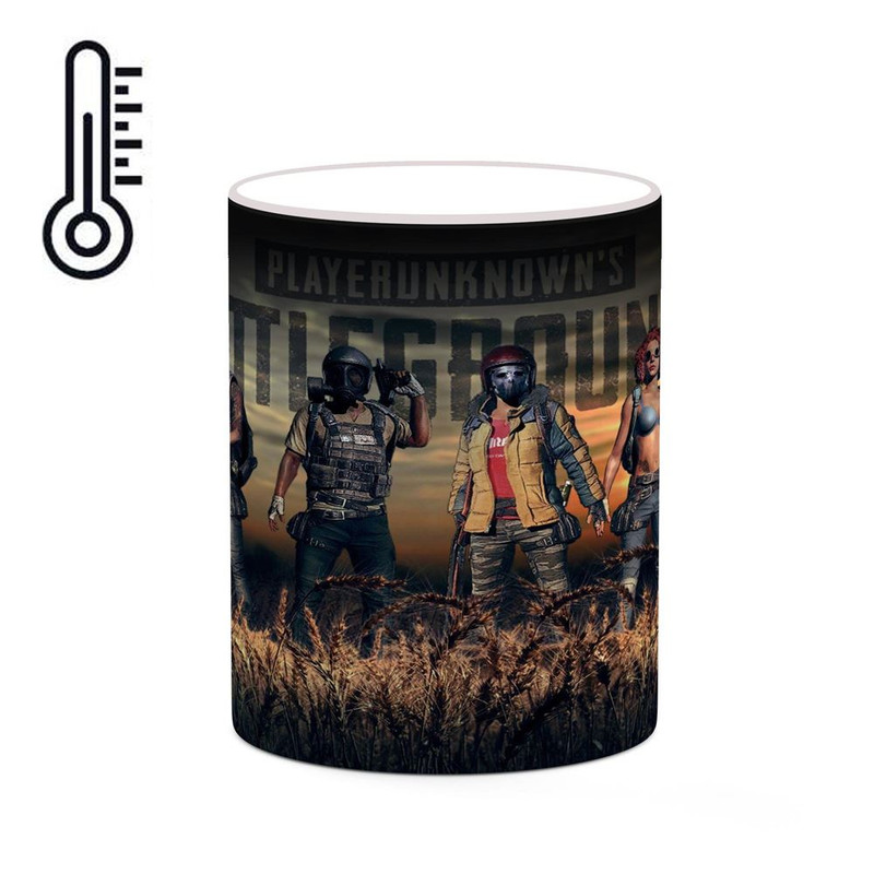 ماگ ( جعبه کادویی رایگان)  حرارتی   بازی پابجی PUBG کد mgh30010