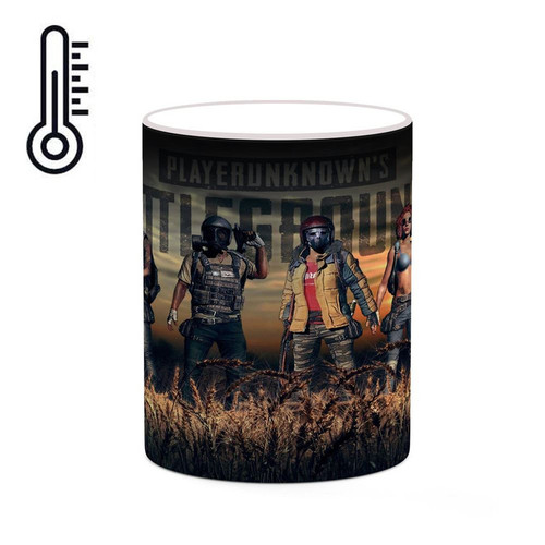 ماگ ( جعبه کادویی رایگان) حرارتی بازی پابجی PUBG کد mgh30010