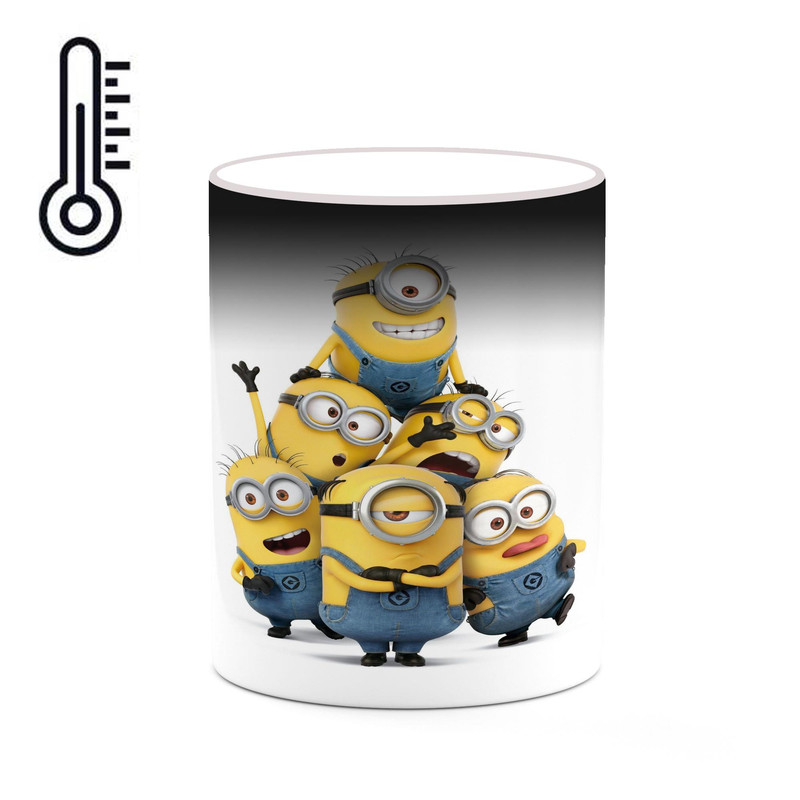 ماگ ( جعبه کادویی رایگان)  حرارتی   minion مینیون  mgh42907