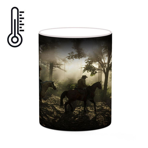 ماگ ( جعبه کادویی رایگان) حرارتی بازی رد دد Red Dead Redemption II کد mgh30047