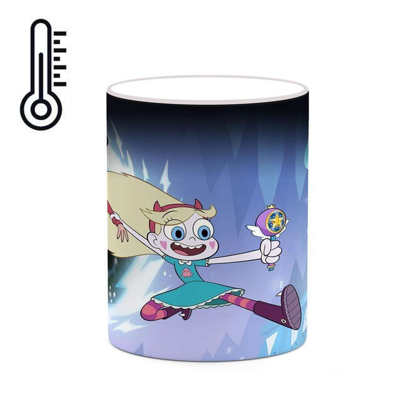 ماگ ( جعبه کادویی رایگان)  حرارتی   کارتون Star Vs. The Forces Of Evil کد mgh23256