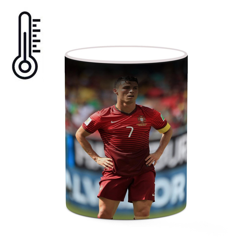 ماگ ( جعبه کادویی رایگان)  حرارتی   Ronaldo رونالدو  mgh43159