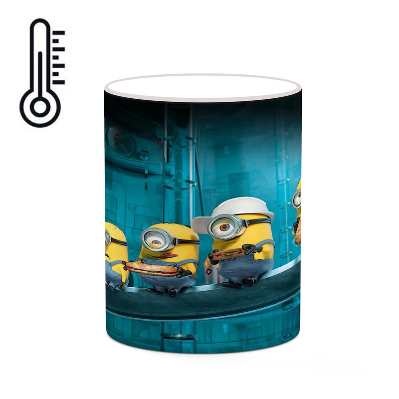 ماگ ( جعبه کادویی رایگان)  حرارتی   minion مینیون  mgh42928