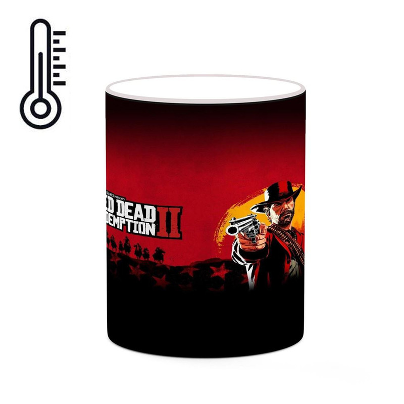 ماگ ( جعبه کادویی رایگان)  حرارتی   بازی رد دد Red Dead Redemption II کد mgh30053