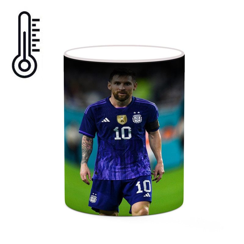 ماگ ( جعبه کادویی رایگان)  حرارتی   Leo Messi لئو مسی  mgh42298