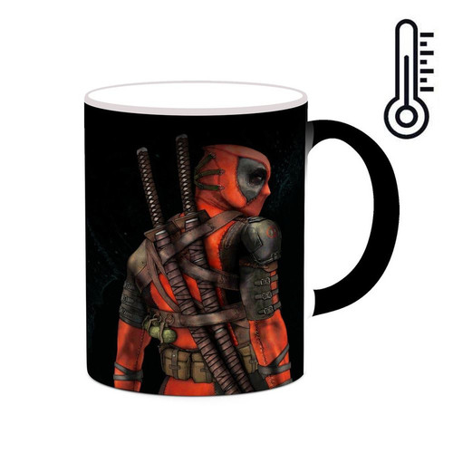 ماگ ( جعبه کادویی رایگان) حرارتی ددپول Deadpool کد mgh38392