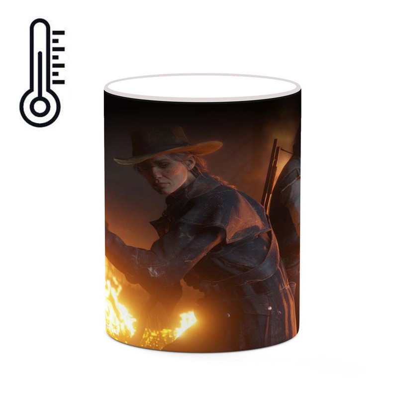ماگ ( جعبه کادویی رایگان)  حرارتی   بازی رد دد Red Dead Redemption II کد mgh30081
