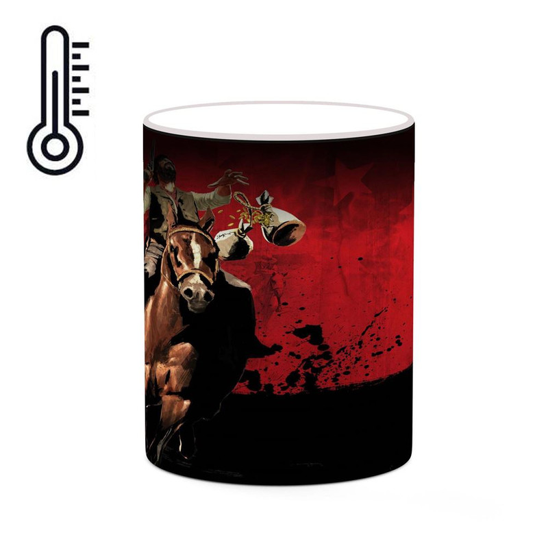 ماگ ( جعبه کادویی رایگان)  حرارتی   بازی رد دد Red Dead Redemption کد mgh30088