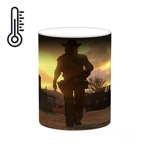 ماگ ( جعبه کادویی رایگان) حرارتی بازی رد دد Red Dead Redemption کد mgh30092