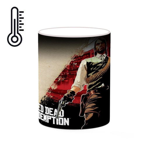 ماگ ( جعبه کادویی رایگان) حرارتی بازی رد دد Red Dead Redemption کد mgh30093