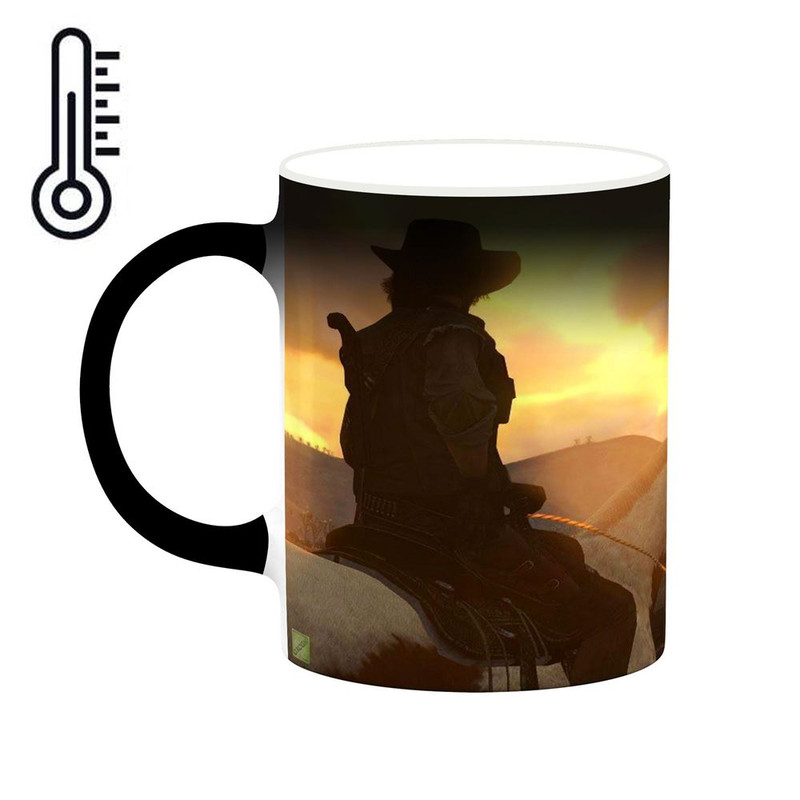 ماگ ( جعبه کادویی رایگان)  حرارتی   بازی رد دد Red Dead Redemption کد mgh30097