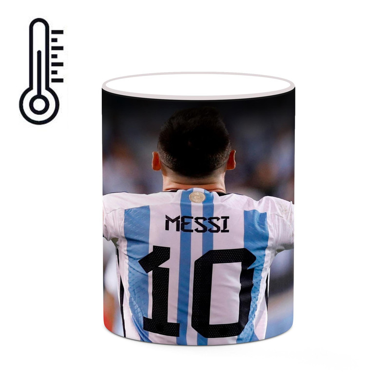 ماگ ( جعبه کادویی رایگان)  حرارتی   Leo Messi لئو مسی  mgh42324