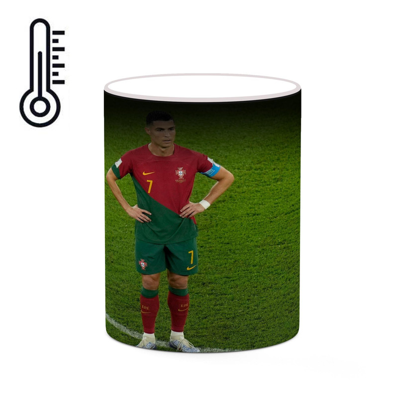 ماگ ( جعبه کادویی رایگان)  حرارتی   Ronaldo رونالدو  mgh43068