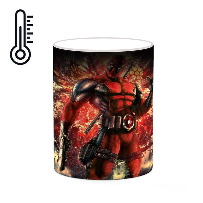 ماگ ( جعبه کادویی رایگان)  حرارتی   ددپول Deadpool کد mgh38377