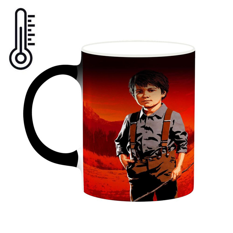 ماگ ( جعبه کادویی رایگان)  حرارتی   بازی رد دد Red Dead Redemption II کد mgh30055