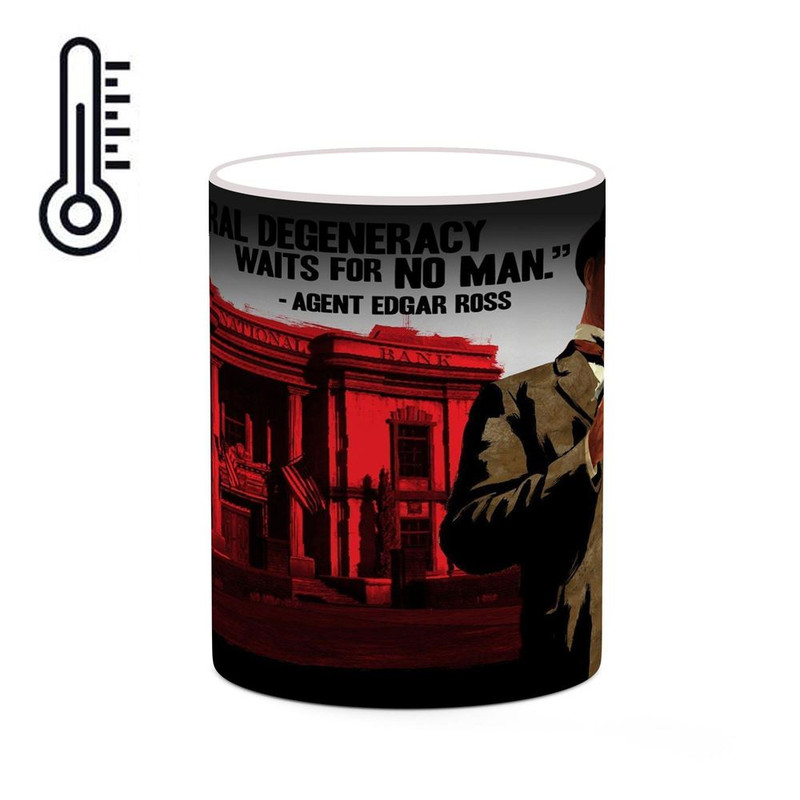 ماگ ( جعبه کادویی رایگان)  حرارتی   بازی رد دد Red Dead Redemption کد mgh30089