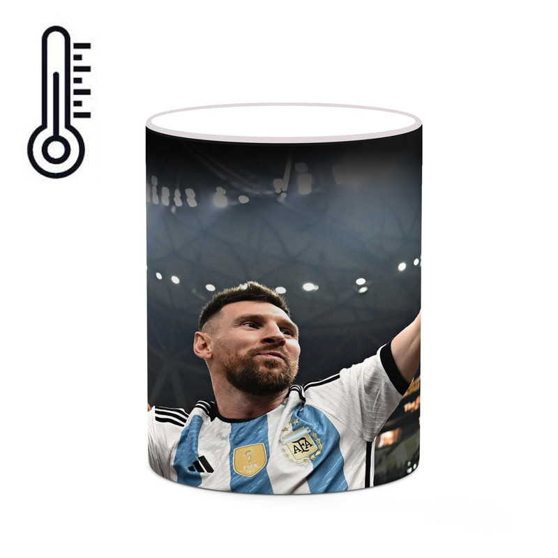 ماگ ( جعبه کادویی رایگان)  حرارتی   Leo Messi لئو مسی  mgh42331