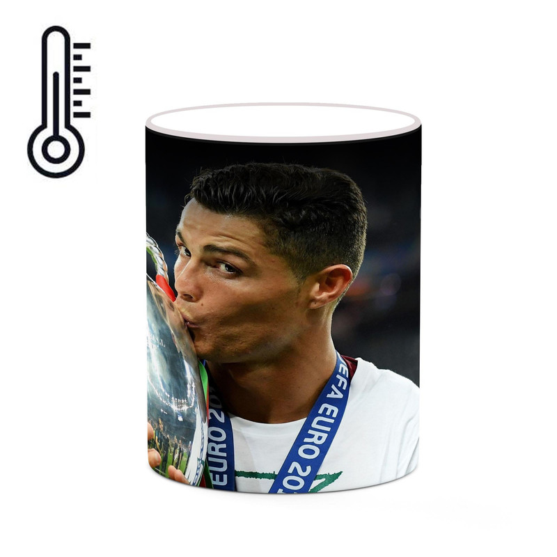 ماگ ( جعبه کادویی رایگان)  حرارتی   Ronaldo رونالدو  mgh43205