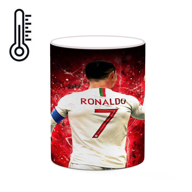 ماگ ( جعبه کادویی رایگان)  حرارتی   Ronaldo رونالدو  mgh43207