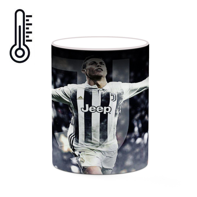 ماگ ( جعبه کادویی رایگان)  حرارتی   Ronaldo رونالدو  mgh43210
