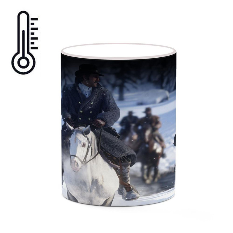 ماگ ( جعبه کادویی رایگان)  حرارتی   بازی رد دد Red Dead Redemption II کد mgh30065
