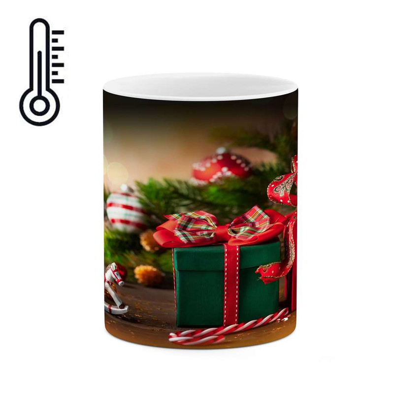 ماگ ( جعبه کادویی رایگان)  حرارتی   کریسمس کد mgh17048