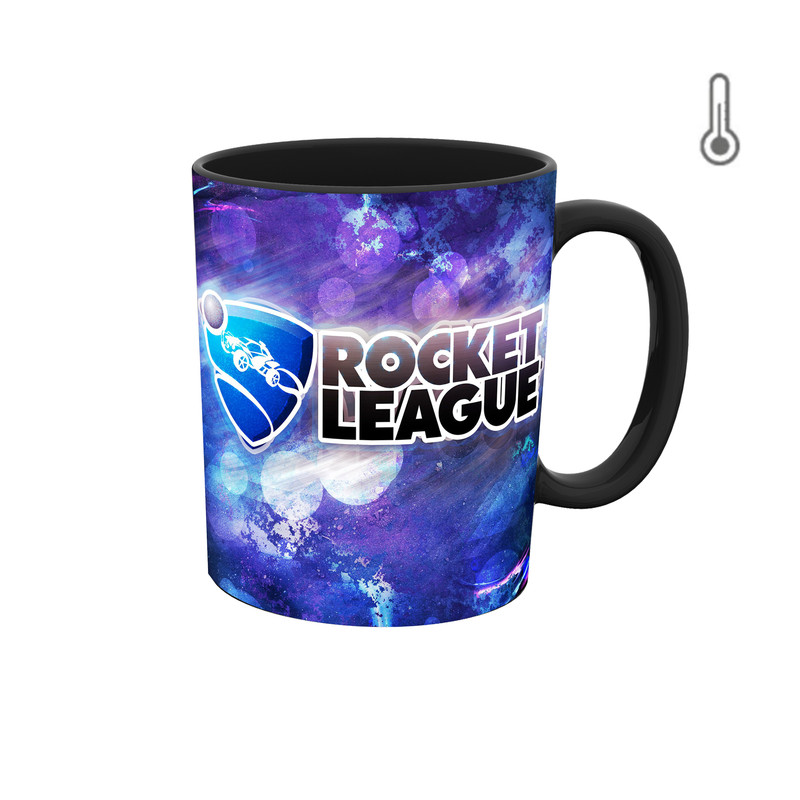 ماگ ( جعبه کادویی رایگان)  حرارتی  بازی راکت لیگ ROCKET LEAGUE