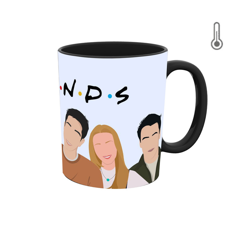 ماگ ( جعبه کادویی رایگان)  حرارتی  سریال فرندز FRIENDS