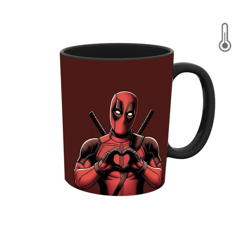 ماگ ( جعبه کادویی رایگان) حرارتی گرافیکی ددپول