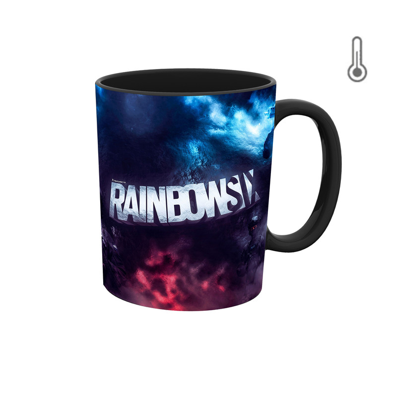 ماگ ( جعبه کادویی رایگان)  حرارتی  بازی رینبو سیکس Rainbow 6 کد 7