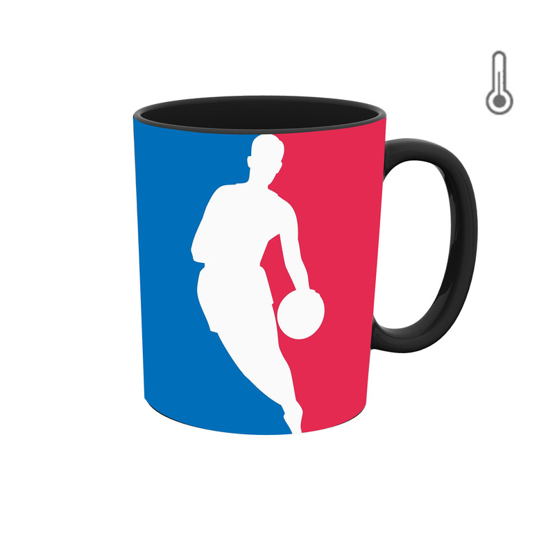 ماگ ( جعبه کادویی رایگان)  حرارتی  بسکتبال NBA