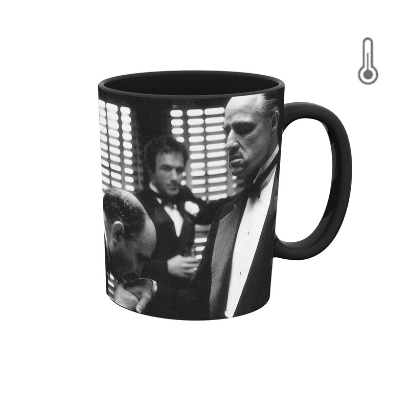 ماگ ( جعبه کادویی رایگان)  حرارتی  فیلم گادفادر GODFATHER کد 2