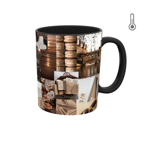 ماگ ( جعبه کادویی رایگان) حرارتی گرافیکی کافی و قهوه coffee